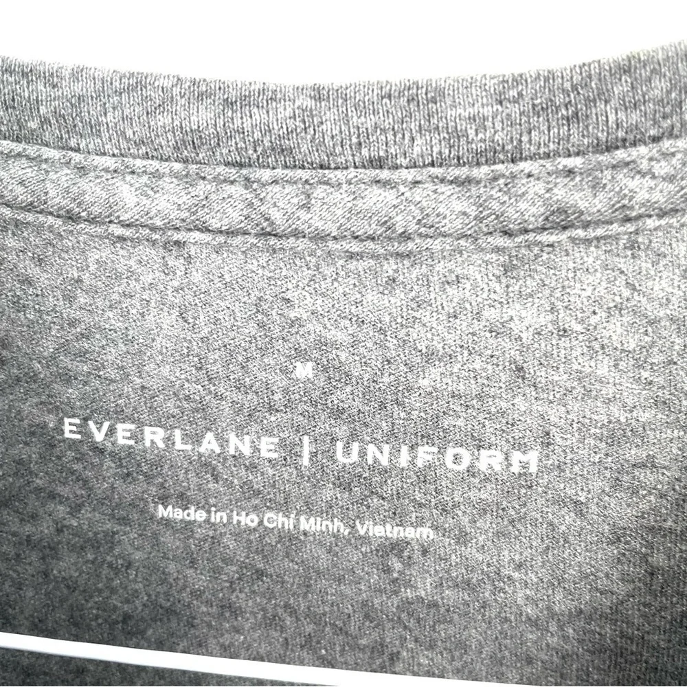 EVERLANE The Premium-Weight Crew Uniform Short Sleeve Tee Shirt - Picture 8 of 9